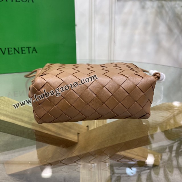 Bottega veneta高端女包 98090 寶緹嘉新款編織小方包 BV經典款編織小號肩背女包  gxz1312